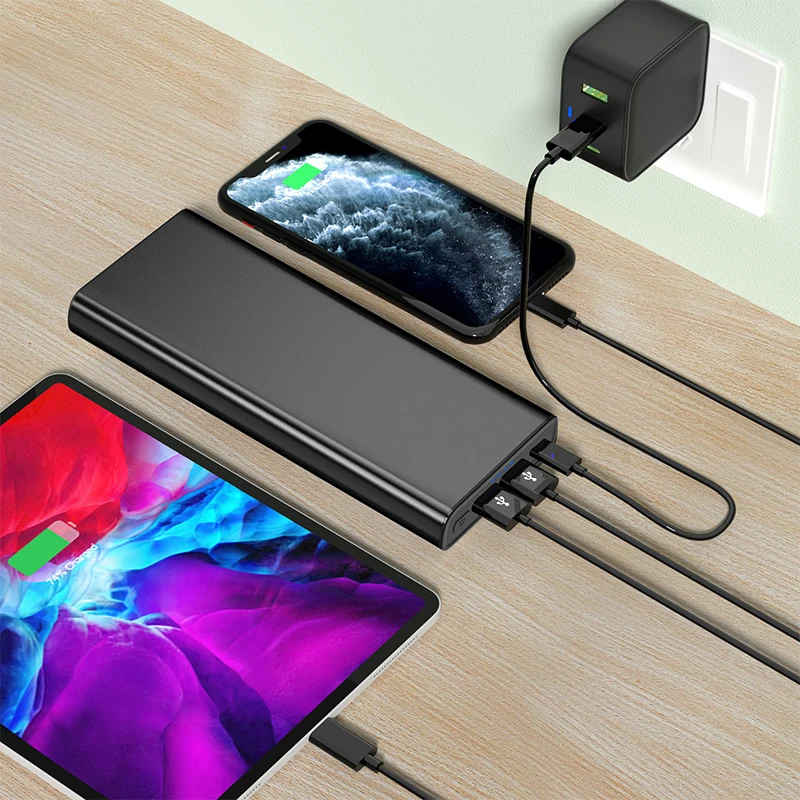  PD 45 Вт 65 100 блок питания для ноутбука 26800 мАч 12 в Wi-Fi маршрутизатор QC3.0 двойной USB