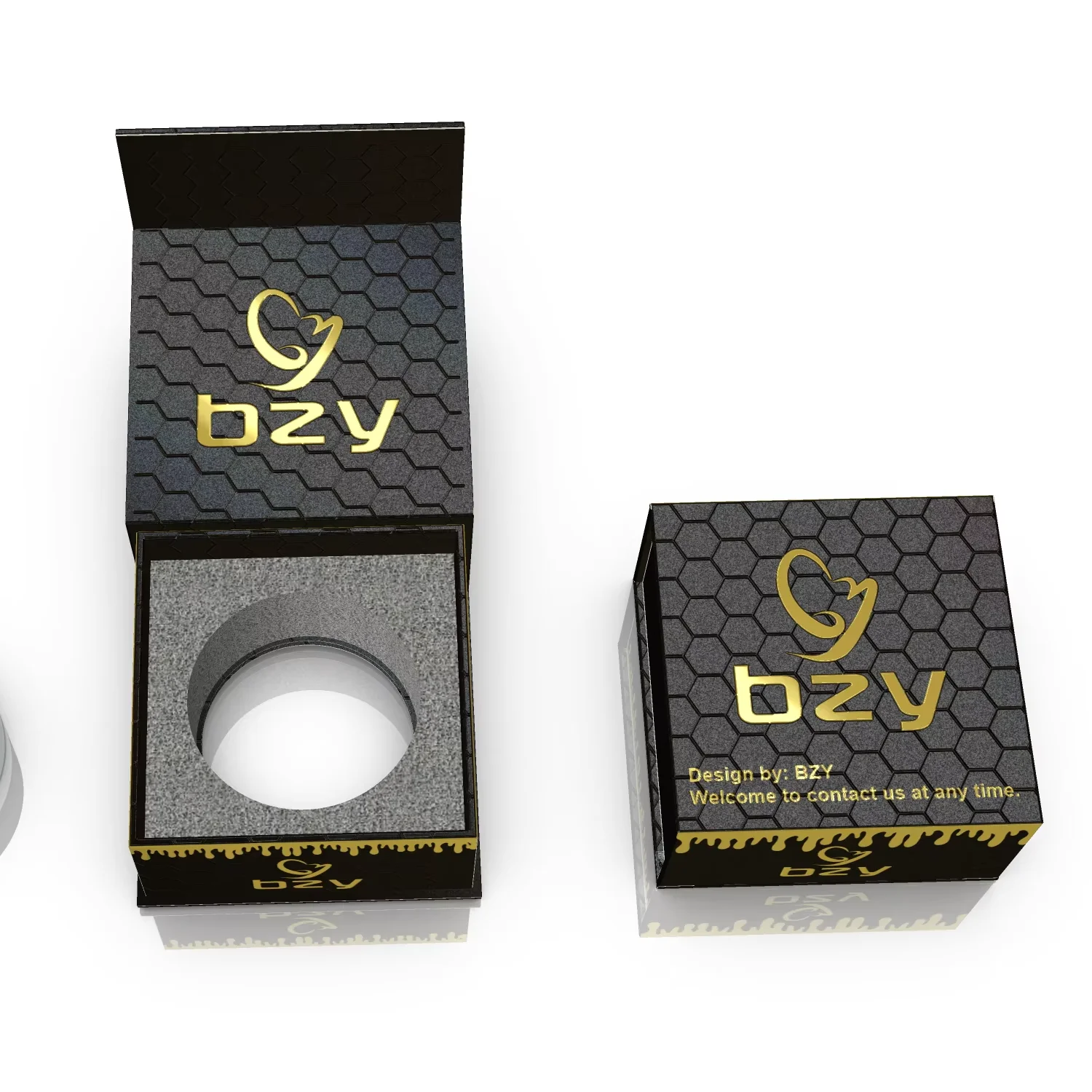 Custom Luxury Magnetic Paper Packaging Box Bottle Cosmetic Candle Paper Jars Box For Jar