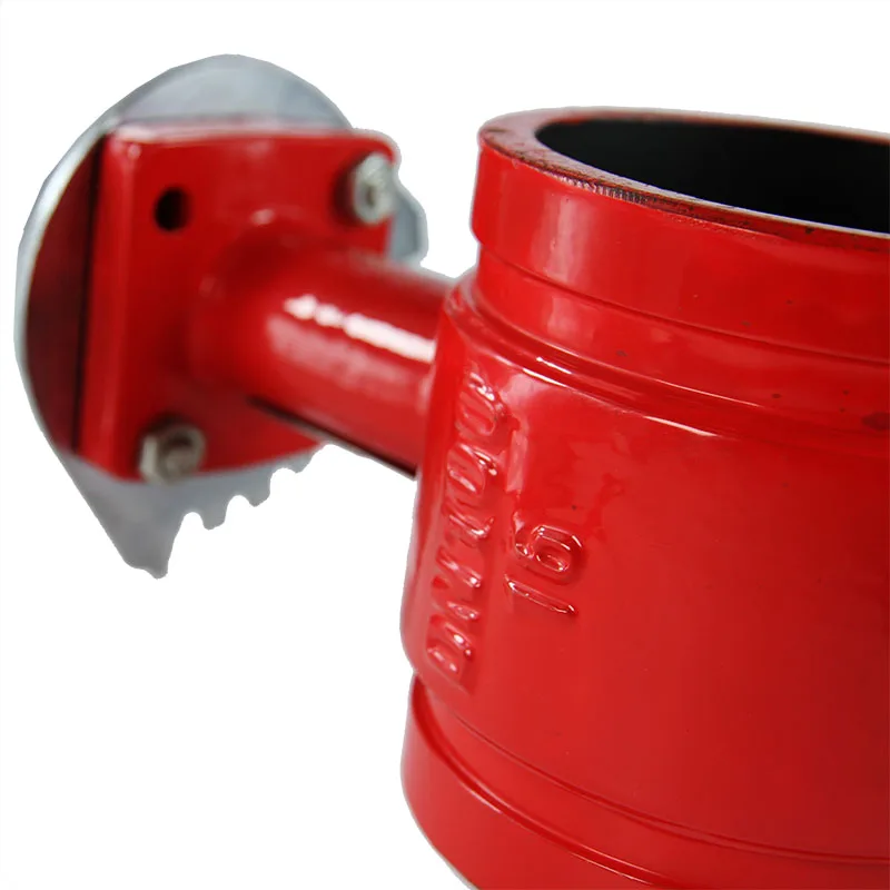 Cast iron clamp type ss disc   epdm sealing ring 150lb JIS10K Fire ferrul clamp handle butterfly valve