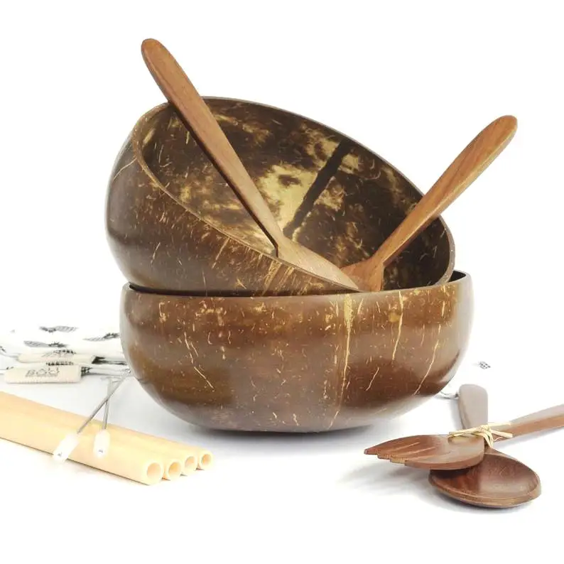 Vietnam factory for high quality COCONUT CUTLERY SET/ COCONUT WOODEN KITCHEN TOOLS