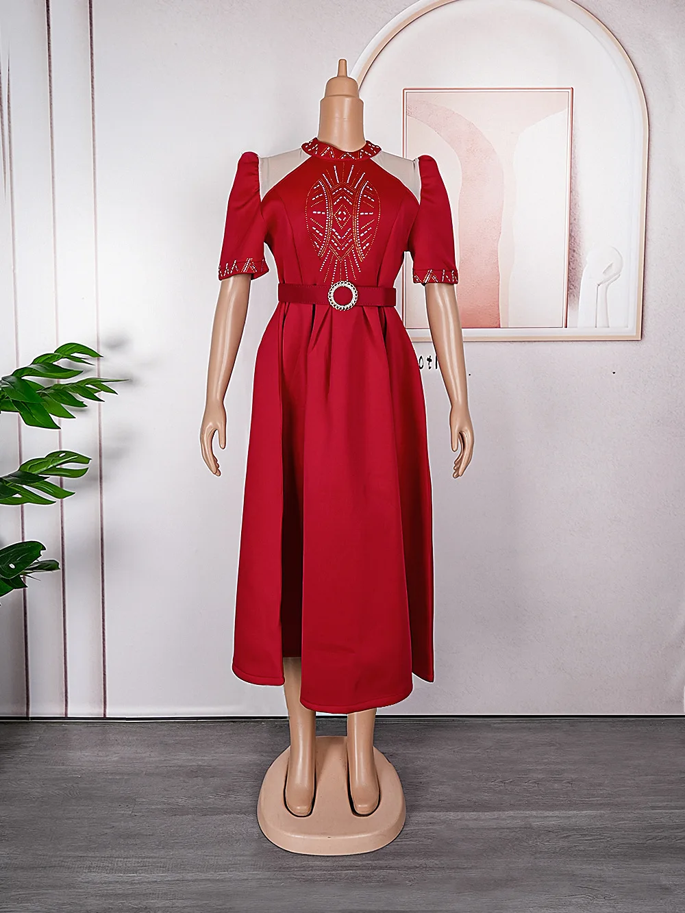 African Wedding Party Dresses for Women 2024 Elegant Luxury Evening Ankara Long Dress Plus Size Outfit Africa Clothing