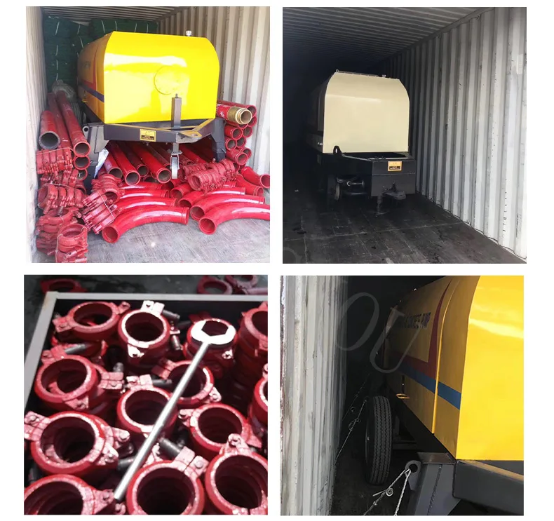 Portable Diesel 500L Concrete Mixer with Pump Machine Self Loading Mobile portable Concrete Mixer with Pump for Construction