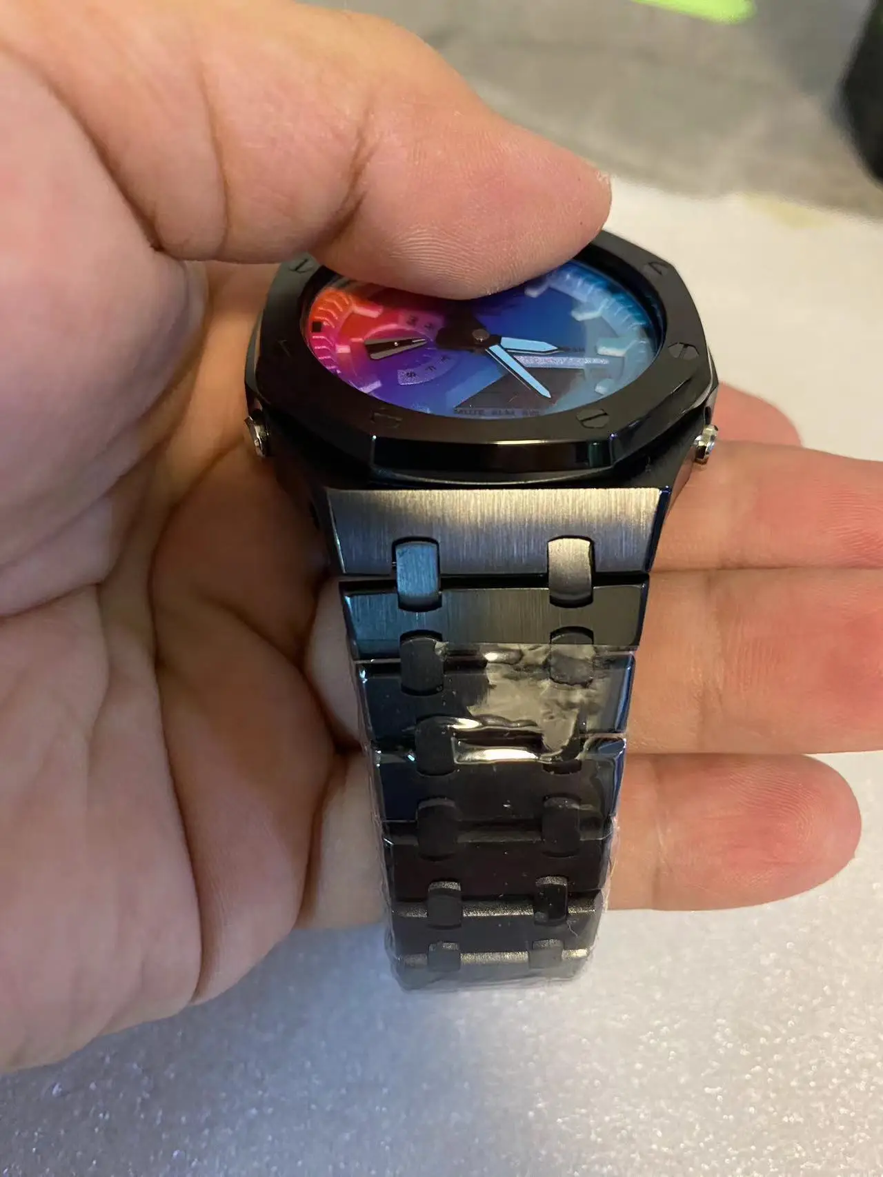 Modified Parts Metal Steel Band Customization watches  Change Case Strap bands  for g series shock  bracelet ga2100