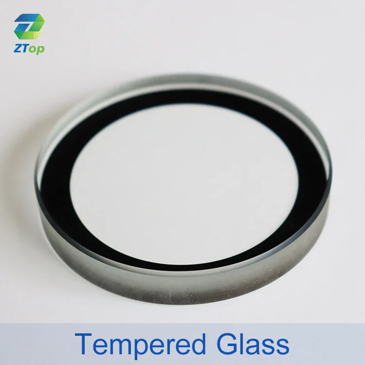 Various size tempered glass custom clear explosion proof extra clear high temperature resistant glass