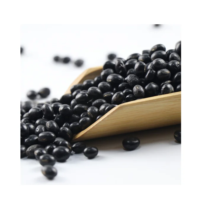 Dried Black Soy Beans with Yellow Kernel Gmo-free Beans