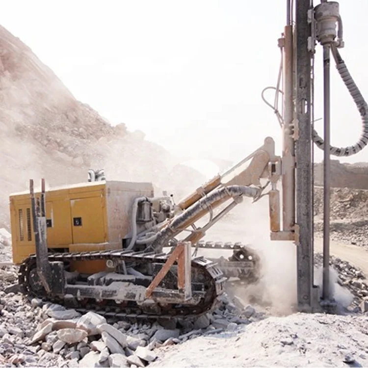 Chinese Brand kaishan High effencicy Mine Blasting Hole Mobile DTH Mine Drilling Rig