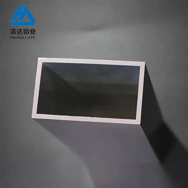 Aluminum alloy custom aluminum extruded square tube OD25 mm alumina profile aclidinium