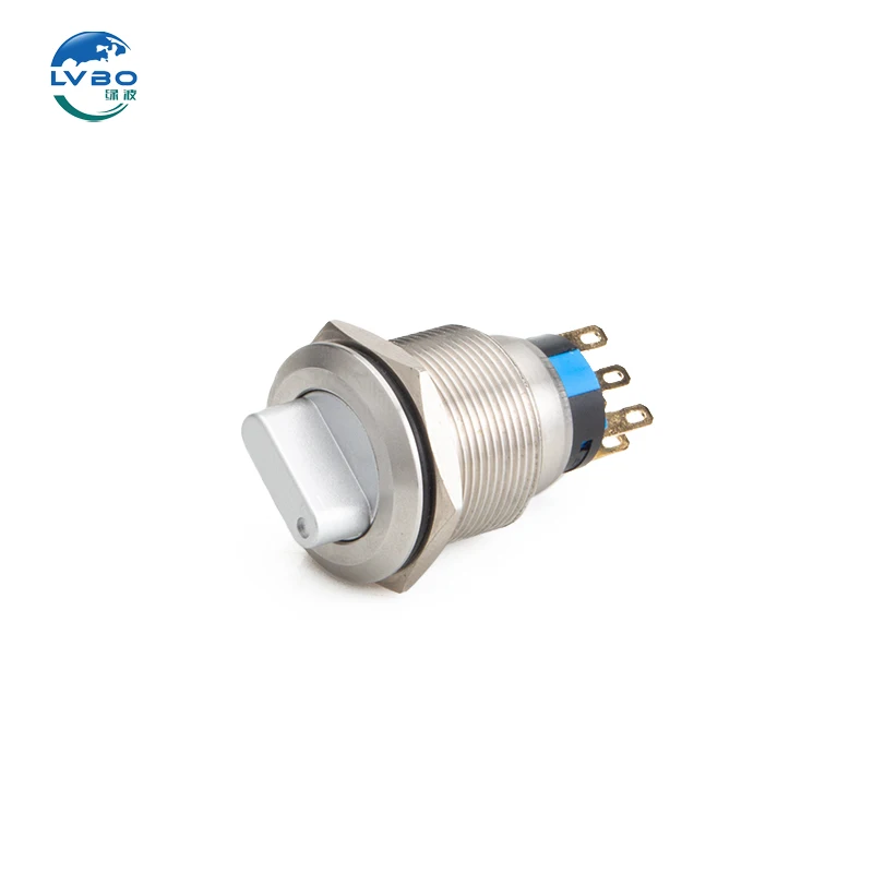 LVBO Newest Design Large handle 22mm metal knob switch Rotary Selector Switch Knob Switch
