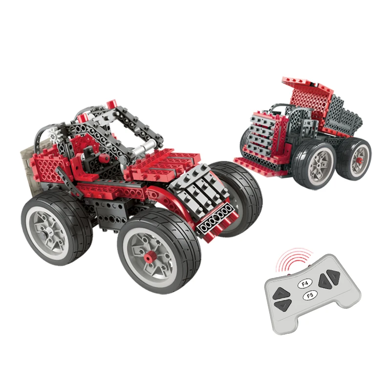 toy shantou factory  plastic ORV car block toys plastic building block set