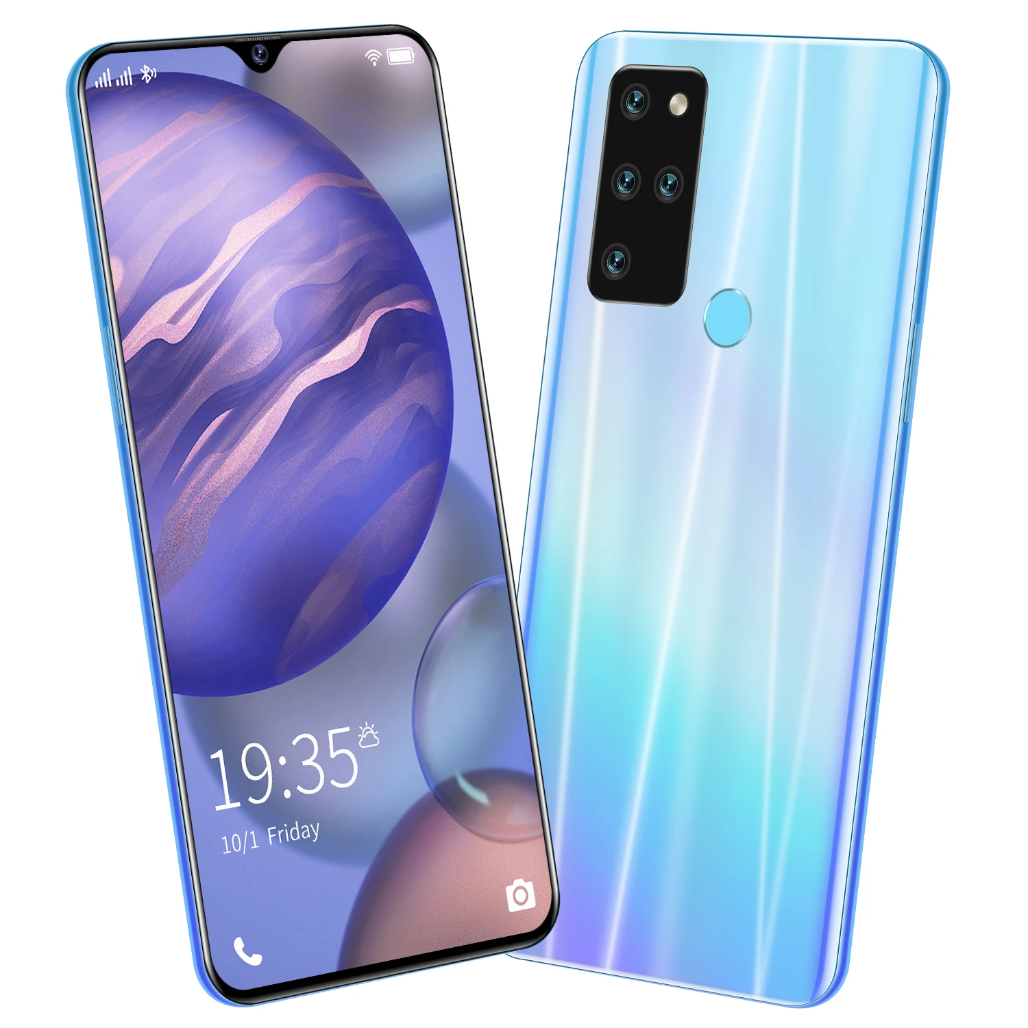 6.3 Inch 8mp+13mp 8gb+128gb 10 Core Dual Card Sim S21 Smart Cell Phones in Lowest Price Mobile Android Phones 4g