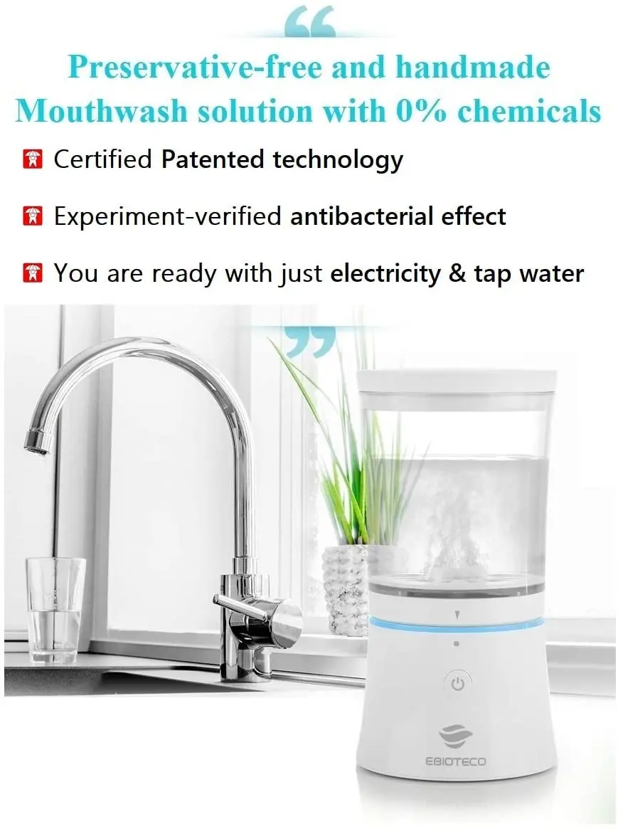 100% Safe Natural Eco-Friendly Dental Care Implant Korea Permanent False Oral Clean Professional Ebioteco Natural Gargle Plus
