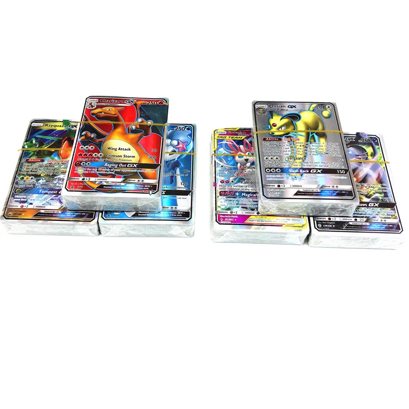 Custom PET PVC plastic metal card original Charizard playing cards game cards