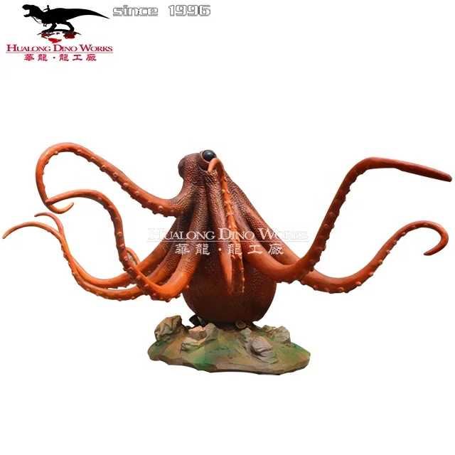 Deep Sea Octopus And Sea Marine Animals