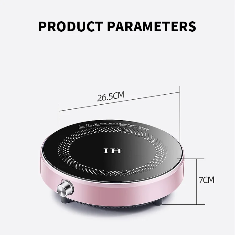 Induction Cooker with Timed Appointment Smart Home Appliances Electric Plastic OEM Sans Ceramic No Water Pans Rotary Switch