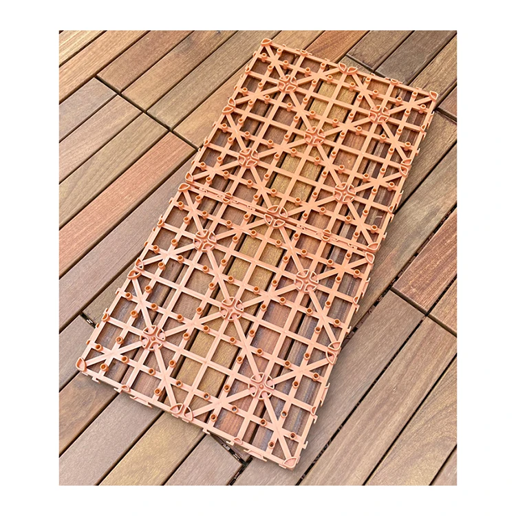 Hardwood Natural Brazil Outdoor IPE Wood Decking Outdoor Deck Tile Wood Flooring