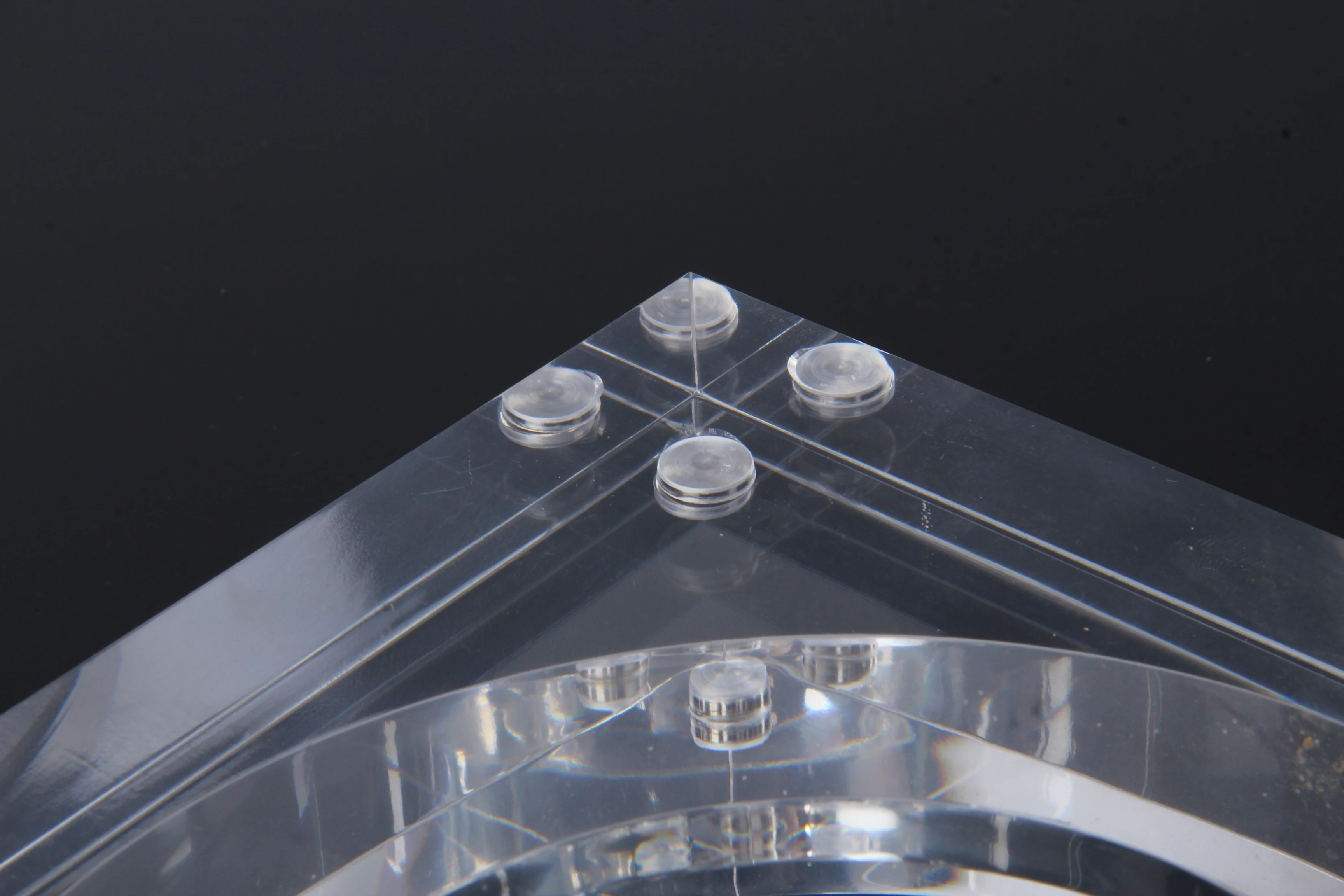 EXCEL High Quality Challenge Coin Souvenir Box Plastic Clear Acrylic Coin Display Case Transparent Laser, Silk Screen Printing