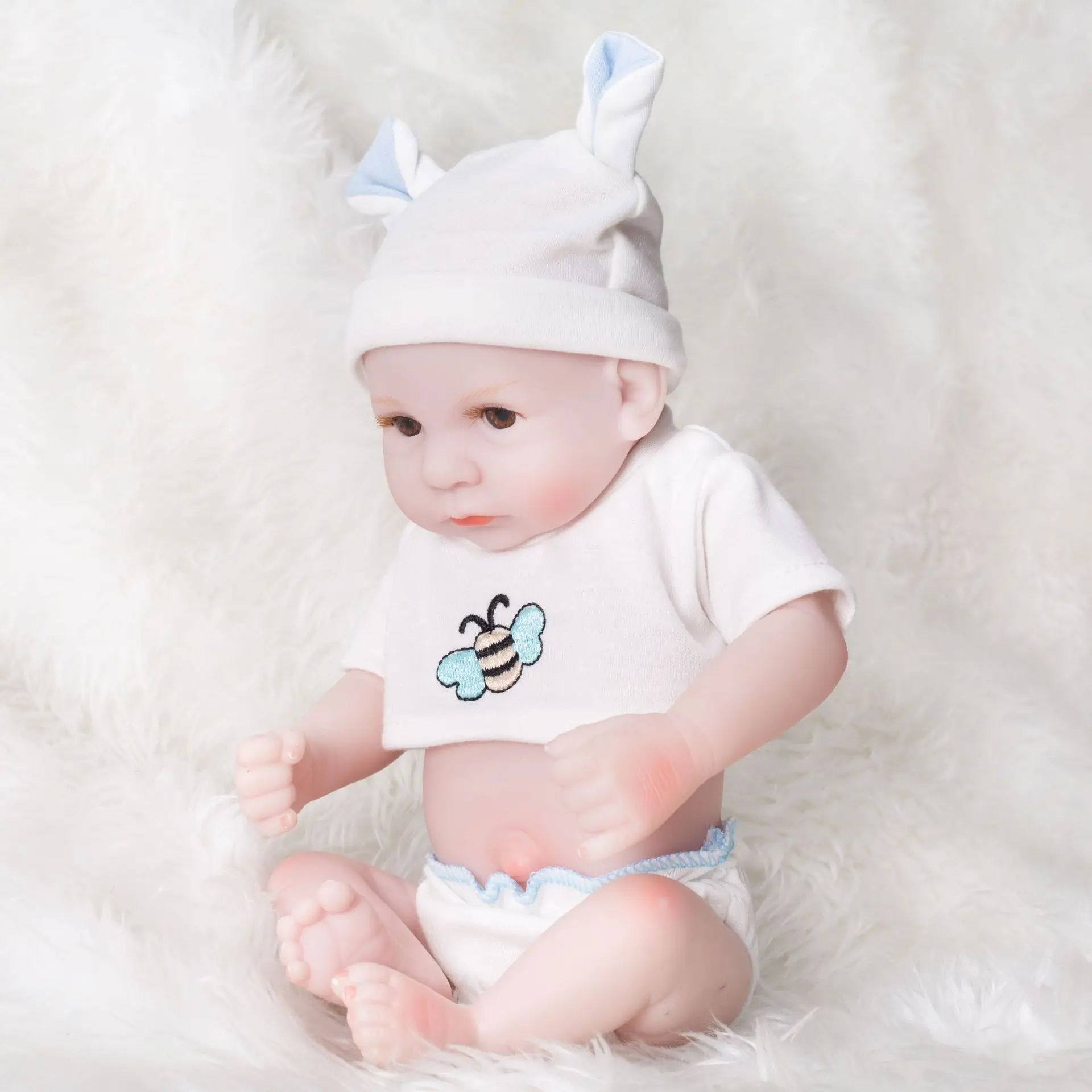 Factory Customization Pure Silicone Reborn Baby Dolls Set For Girls merry christmas