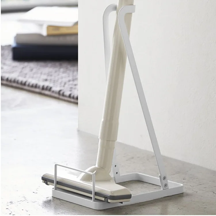 Custom wholesale broom mop vacuum cleaner holder storage rack support organizer stand