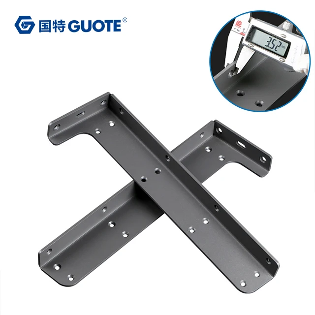 GUOTE Heavy-duty Suspension Stainless Steel Metal Hanging Code Cabinet Support Tv Kitchen Cabinet Hardware Bracket