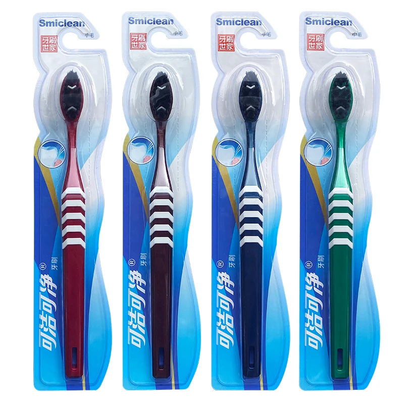 factory price New premium high quality anti-slip best sell adult toothbrush plastic toothbrush