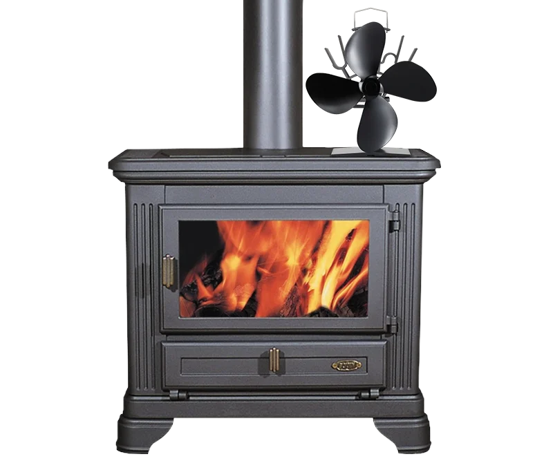 
Wood Fireplace Sets Heat Powered 4 Blades Ecofan Pellet Stove Top Fan For Indoor Home Heater 
