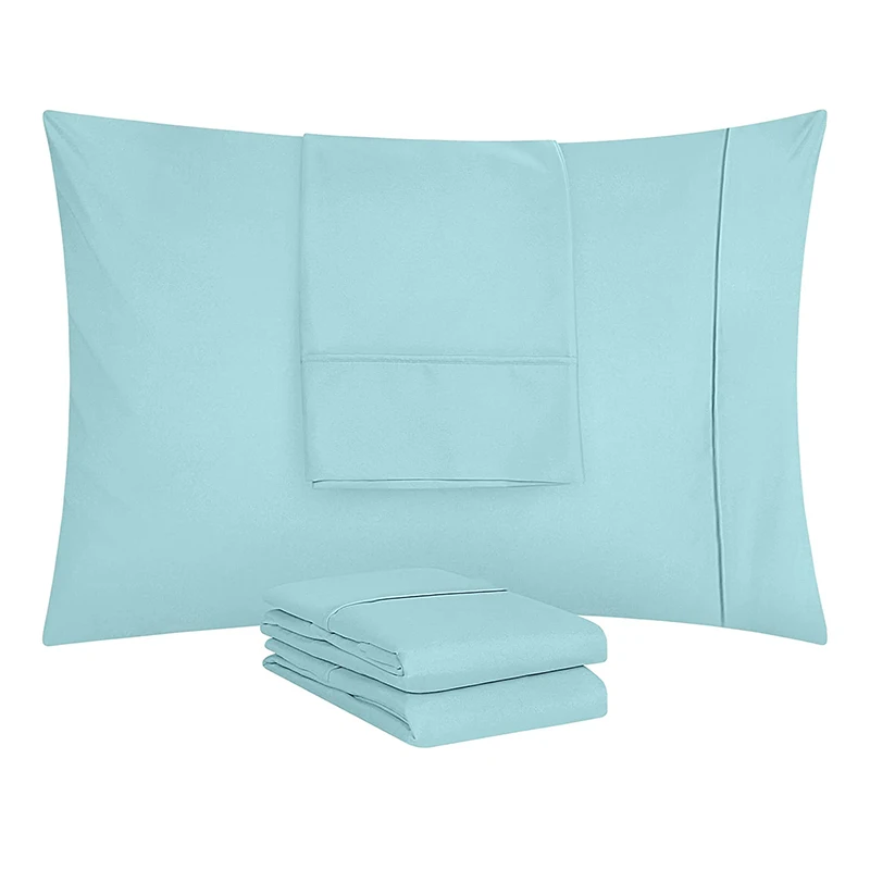 Custom Shrinkage and Fade Resistant Pillow Covers Envelope Closure soft brushed Microfiber Pillowcase