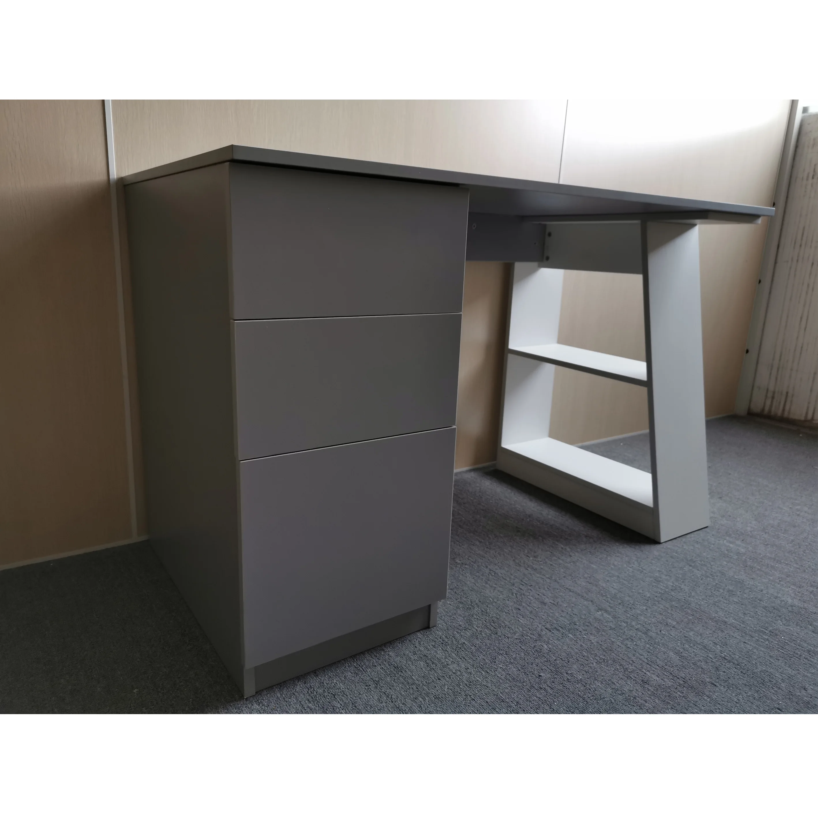 Specific Use SOHO office furniture with drawer wooden single computer table home office desk