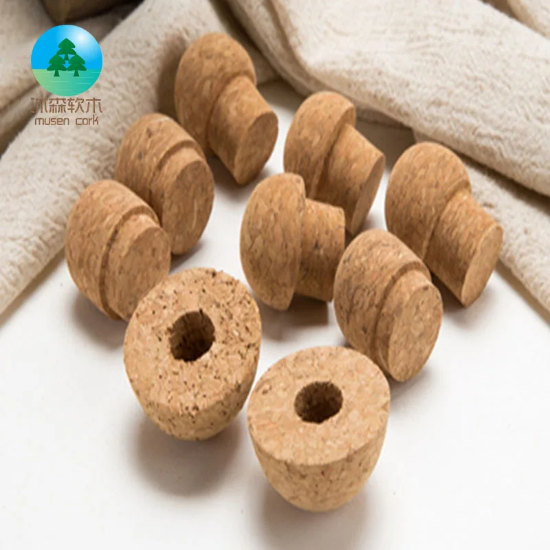 Индивидуальная многоразовая бутылка для вина высокой плотности, деревянная пробка из натуральной пробки