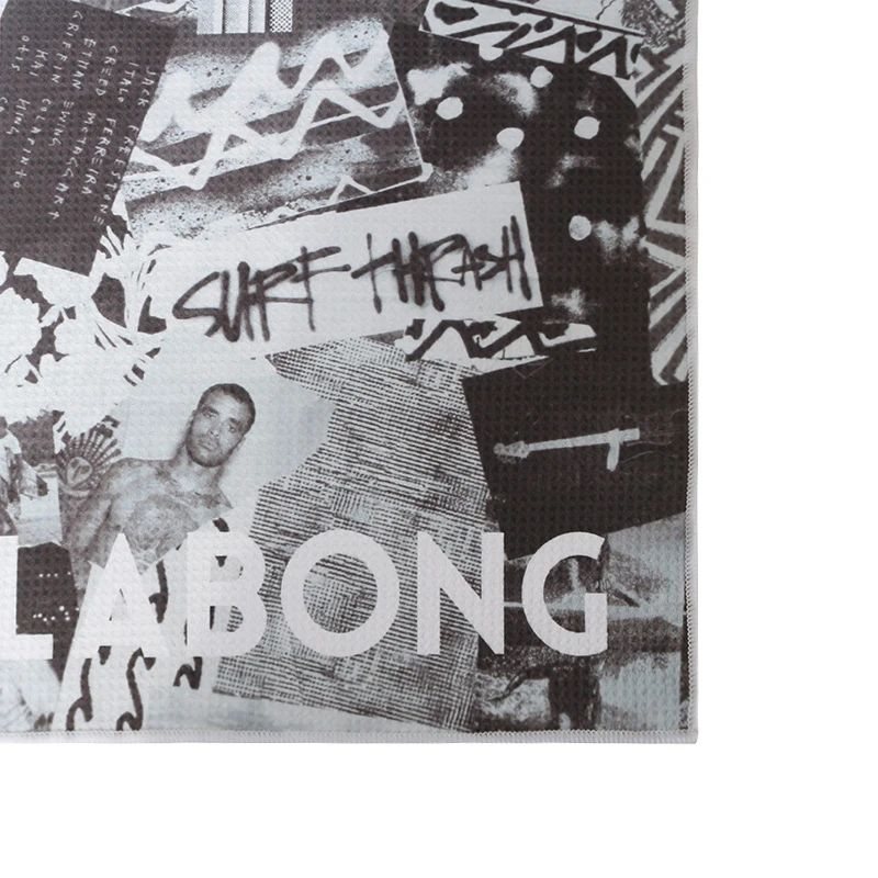 Custom printing 300gsm microfiber waffle bath towel