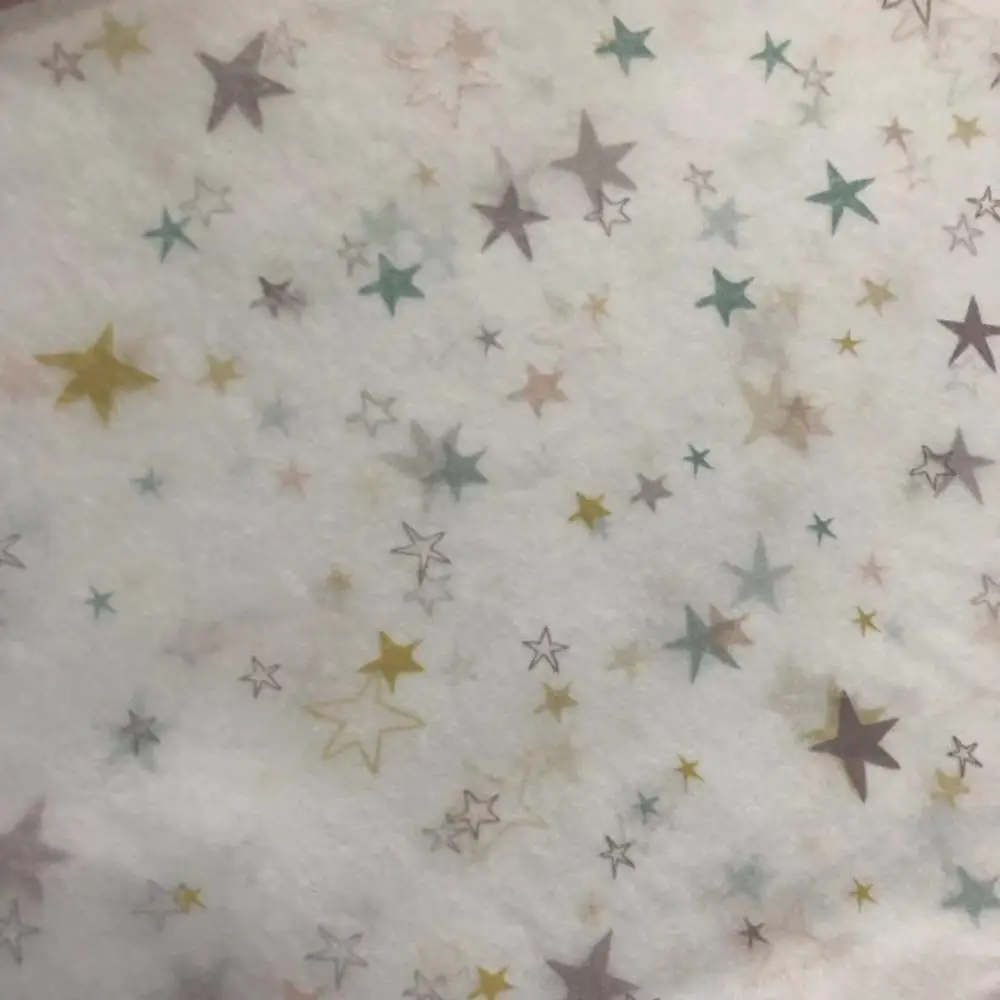 
Hot Stamping Star Stripe Rose Disposable Tissue Paper for clothes shoes packing 