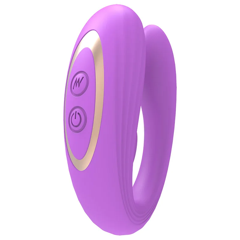 Patting Simulation Pussy Clit Vagina Wireless Vibrating Strap On U Shape double vibrator Sex Toys for Woman