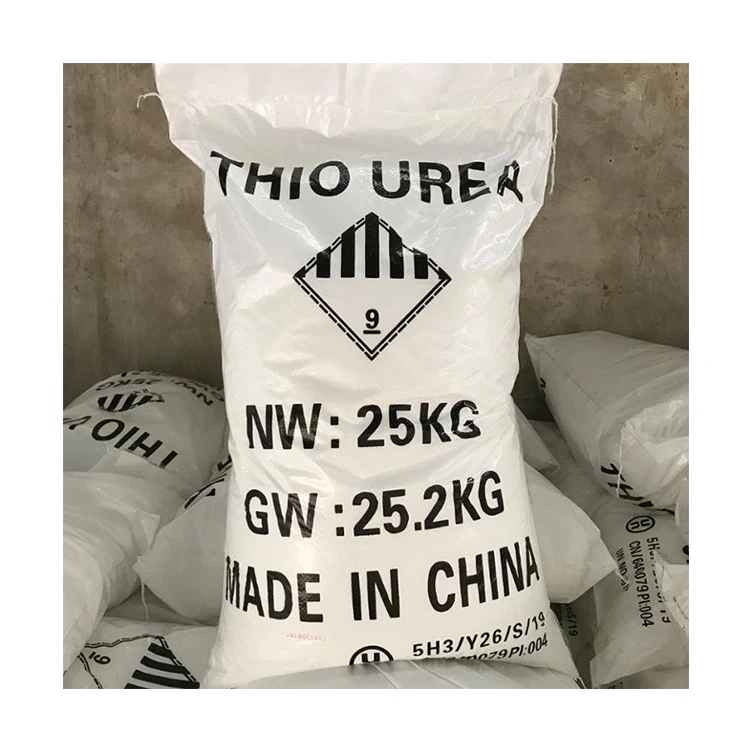 Competitive Price Agrochemical Intermediates 99% Thiourea CAS No.62-56-6 Uses For Fertilizer