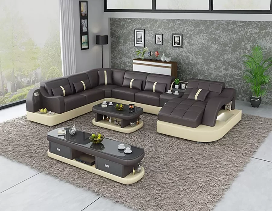 Luxury modern outdoor furniture lounge sofa set luxury with italian sofa set living room furniture armchair leather