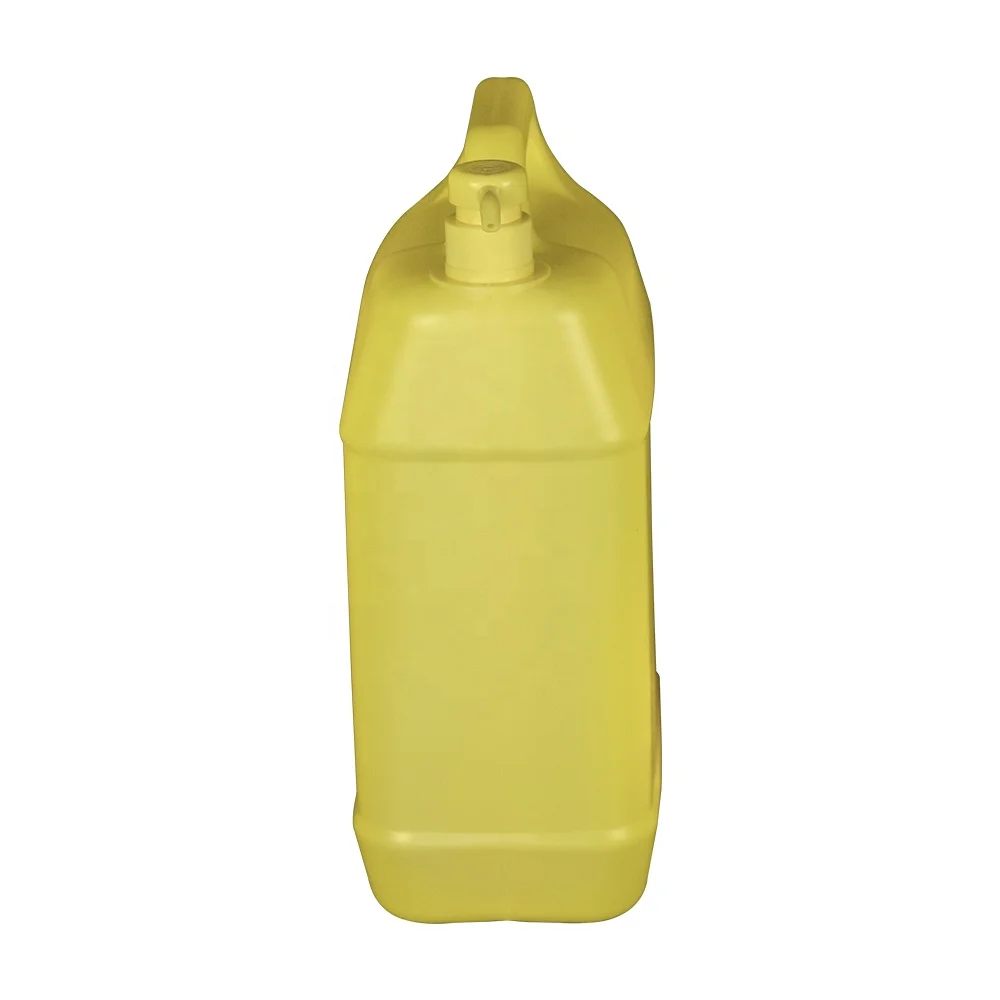  5 л пластиковый цилиндр для жидкого моющего средства квадратный jerrycan HDPE литров химический с головкой насоса кг