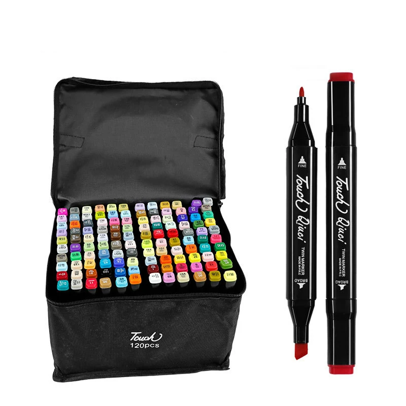 48 Colors Double Tip Sketch Markers Alcohol Based Art Markers Pen