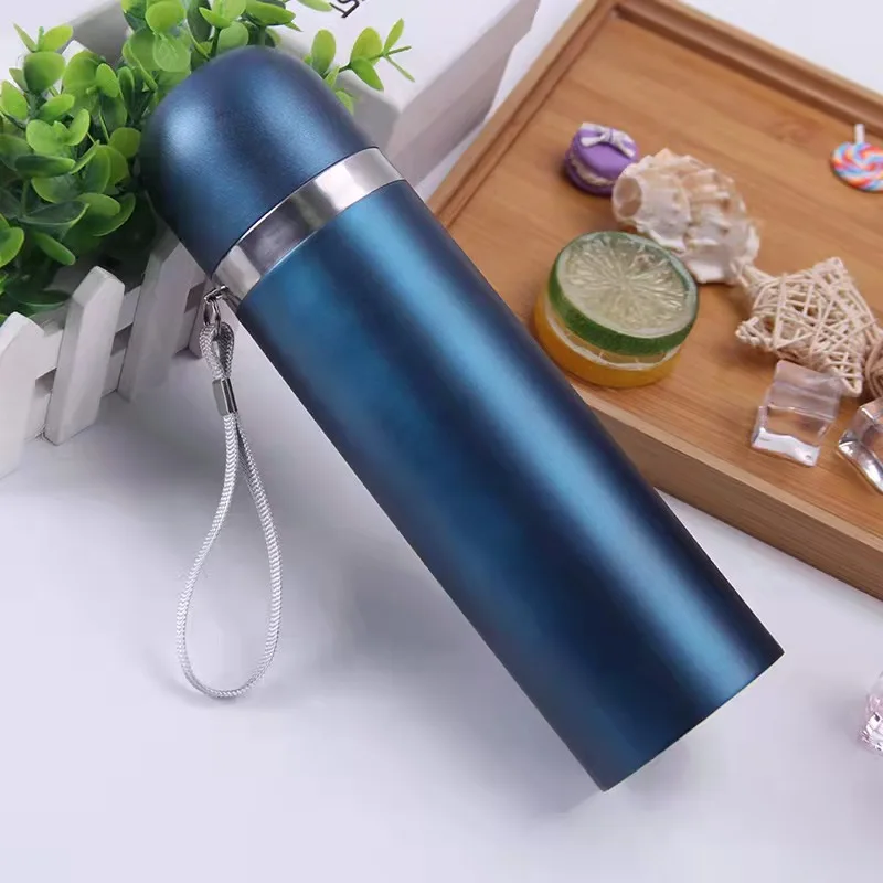 FS238 Cycling Sports Stainless Steel Water Bottle Leakproof Portable Insulated Hot Cold Water Bottle Kids School vacuum flask