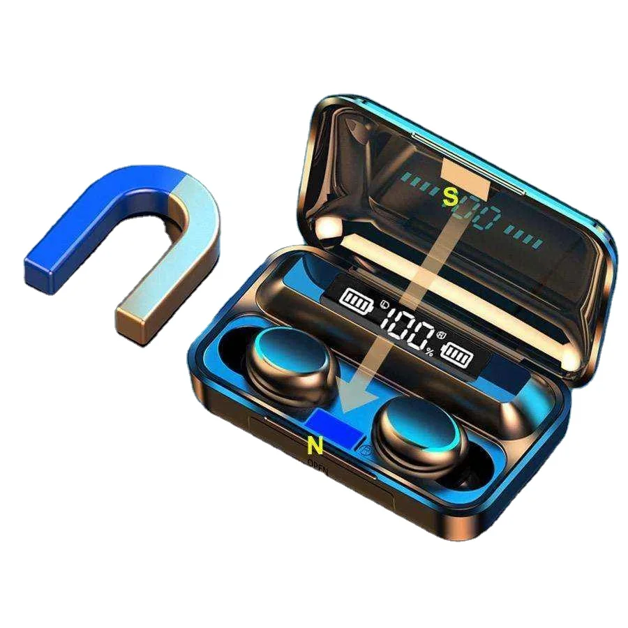 2024 Tws F9 Wireless Air In-Ear Pods Audifonos Auriculares Fones De Ouvido BT 5.3 Inalambr Headphones Gaming Earbud Earphone