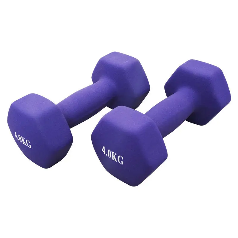 colorful dip plastic dumbbells 1kg to 10kg little free weight dumbbell set cast iron dumbbell set