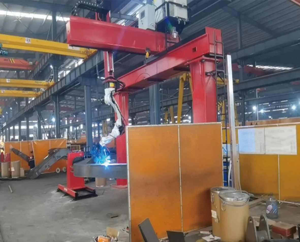 6 Axis Robots Machine Undercarriage Robotic For Frame Welding Robot
