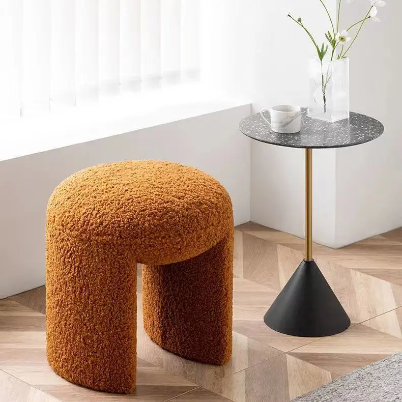 Entry shoe stool Light luxury bed end stool Northern Europe modern simple bench living room porch home seat stool