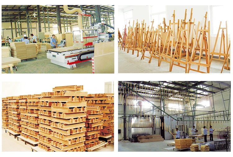 W&K Small Tabletop Display Easel Solid Wood Desk Easel Pack Table Top Pack of Mini Easels