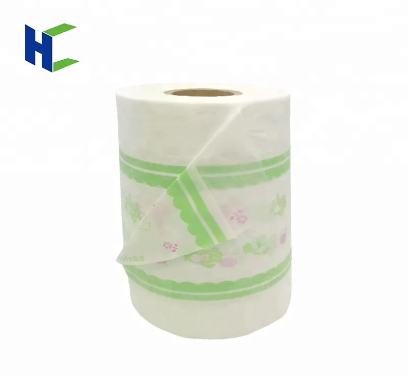 Воздухопроницаемая пленка с принтом, рулон фоновой пленки, Полиэтиленовая ламинированная пленка для гигиенических детских подгузников