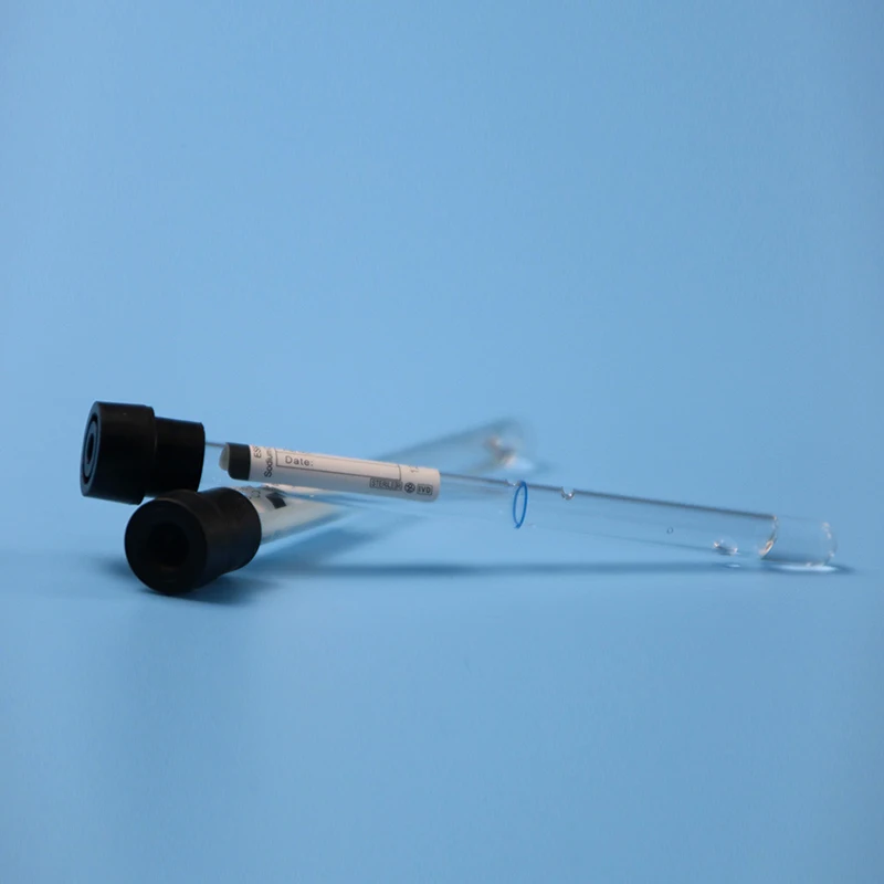 black disposable laboratory fast detector esr tests blood tube sand rack stand