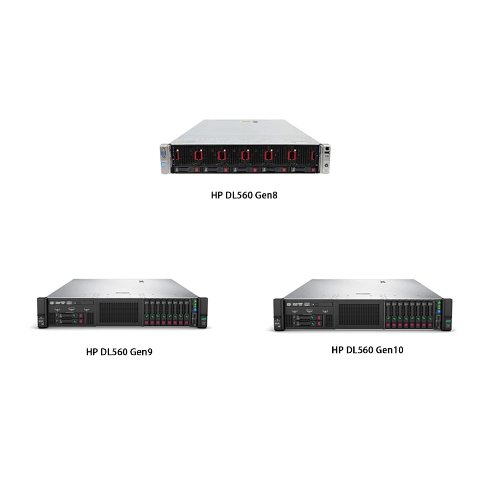 Used  HPE Proliant DL560 Gen8 Gen9 Gen10 2U Four Intel Xeon PC Computer Storage Rack Server