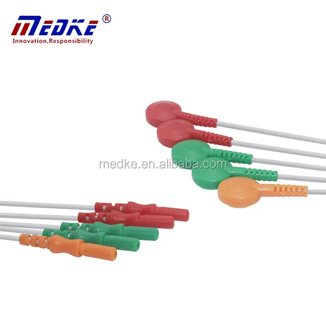 Holter рекордер ECG leadпровода AHA 5 lead Для Contec