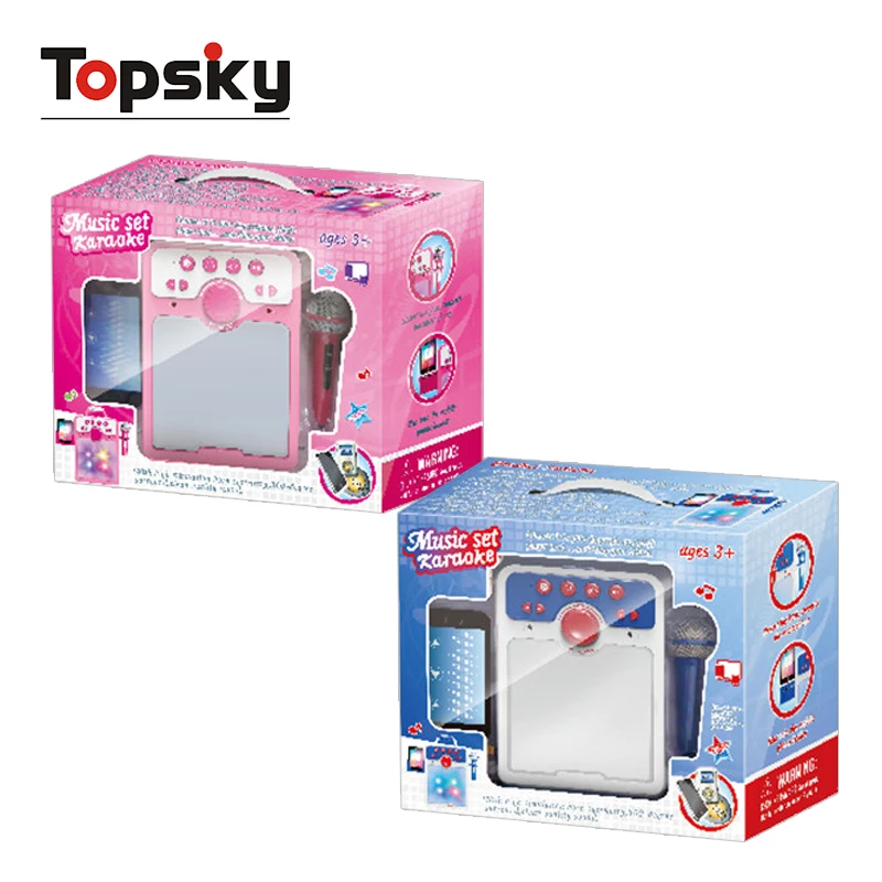 New Arrivals Children Electronic Toy Musical Instruments Karaoke Wireless Microphone With LED Light Music Toys for Kids