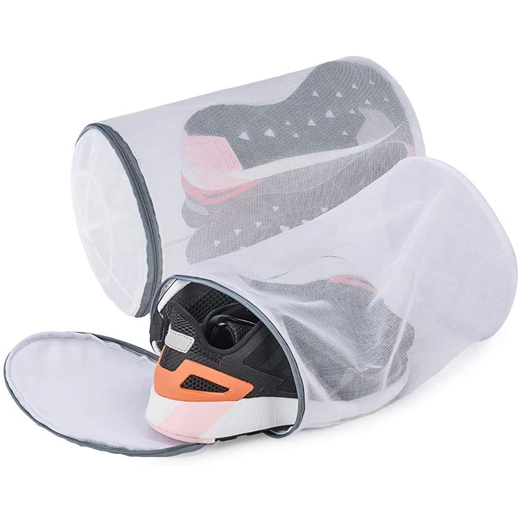 Accept OEM&ODM Design Mesh Zipper Sock Laundry Wash Bag for Dirty Clothes