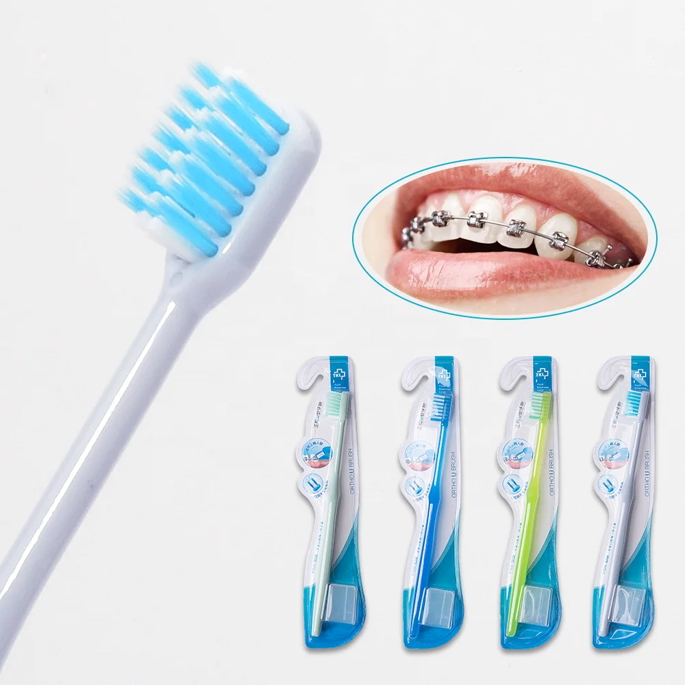 New Design Travel Home Use Oral Care  Orthodontic Toothbrush