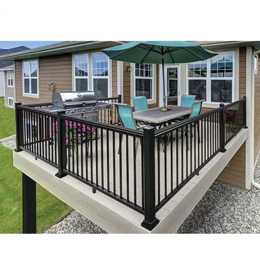 China Professional Manufacture Antiseptic Cheap Design Aluminium Alloy Balcony Guardrail
