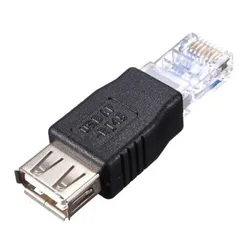 Оптовая продажа Переходник USB 2 0 типа A «мама» к Ethernet RJ45 8P8C «папа» для маршрутизатора модема